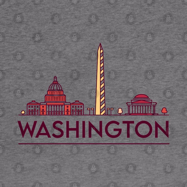 Washington cityscape by SerenityByAlex